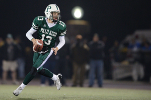 Quarterback Christoph Bono (11) led the Vikings to a state championship with 2,690 yards passing and 30 touchdowns.
