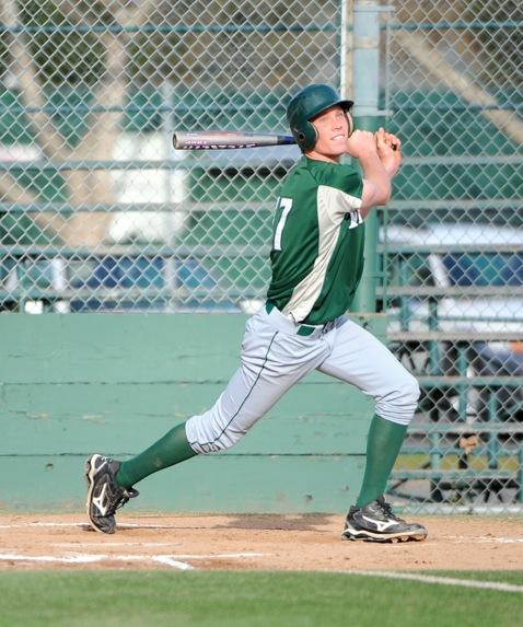 TJ Braff (11) hits the ball in a game during the 2010 season.  