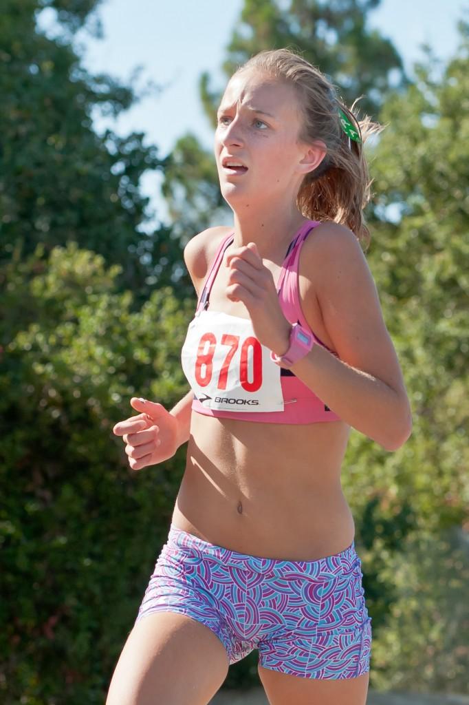 Co-captain Nora Rosati (‘11) finished second for Paly at the annual Gunn alumni meet.