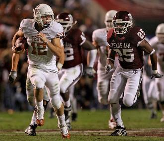 The Texas A&M game was a heated instate rivalry match.  If Texas A&M joins the SEC, the two teams will likely not square off in the near future. 