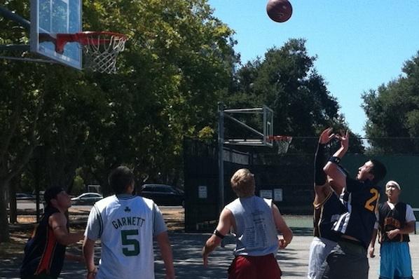 Team Paige defeats Team Sam 12-4 in annual Viking staff basketball game