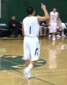 Alec Wong (‘12) calls a play during the fourth quarter of Paly’s 69-53 victory over Los Gatos.  Wong had 10 assists on the night.  