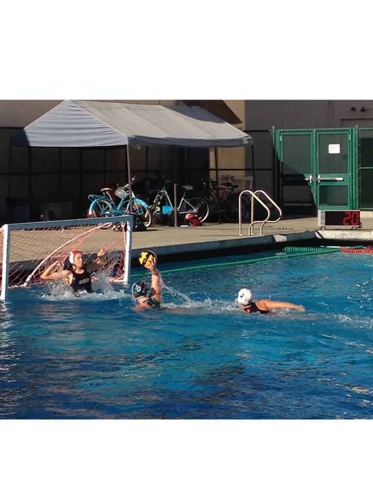 Tess van Hulsen (15) scores on a breakaway. Van Hulsen finished with five goals in the Paly loss.