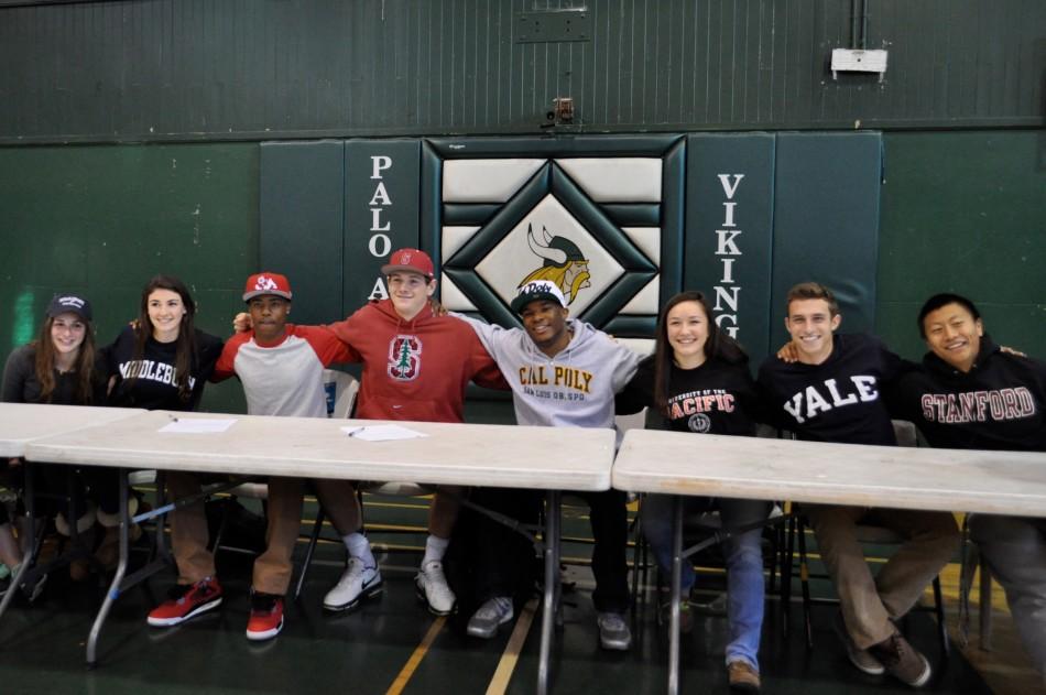 On February 5th, eight seniors signed the National Letter of Intent after commiting early to play their sport at various schools.