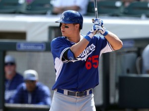 Joc Pederson (10) was pulled up to play in the major leagues for the Los Angeles Dodgers. Image taken from Creative Commons.