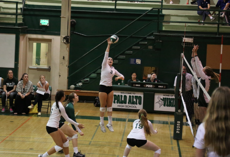 Paly volleyball falls to the Homestead Mustangs in three sets