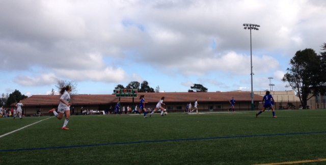 The Paly girls soccer team took on the South San Francisco Warriors on Saturday morning. The Lady Vikes ended up winning 8-0.