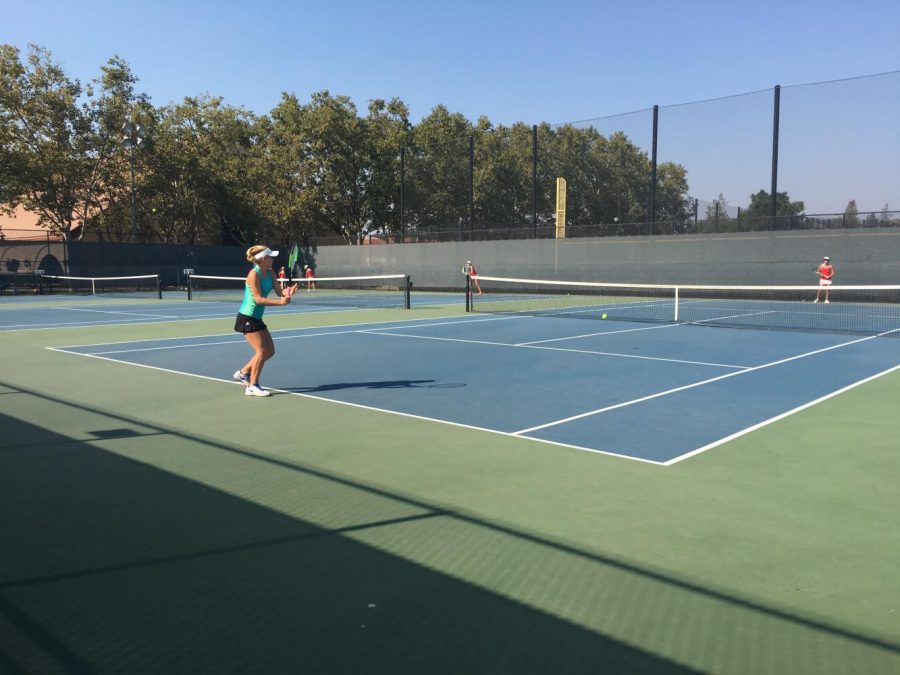Girls Tennis takes on Cupertino 5-2