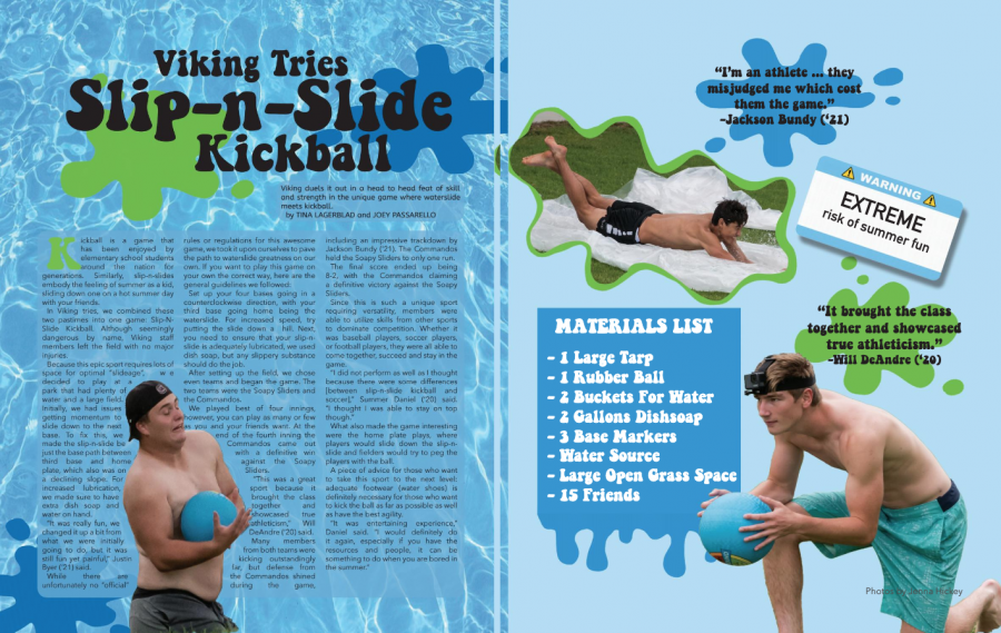Viking Tries: Slip-n-Slide Kickball