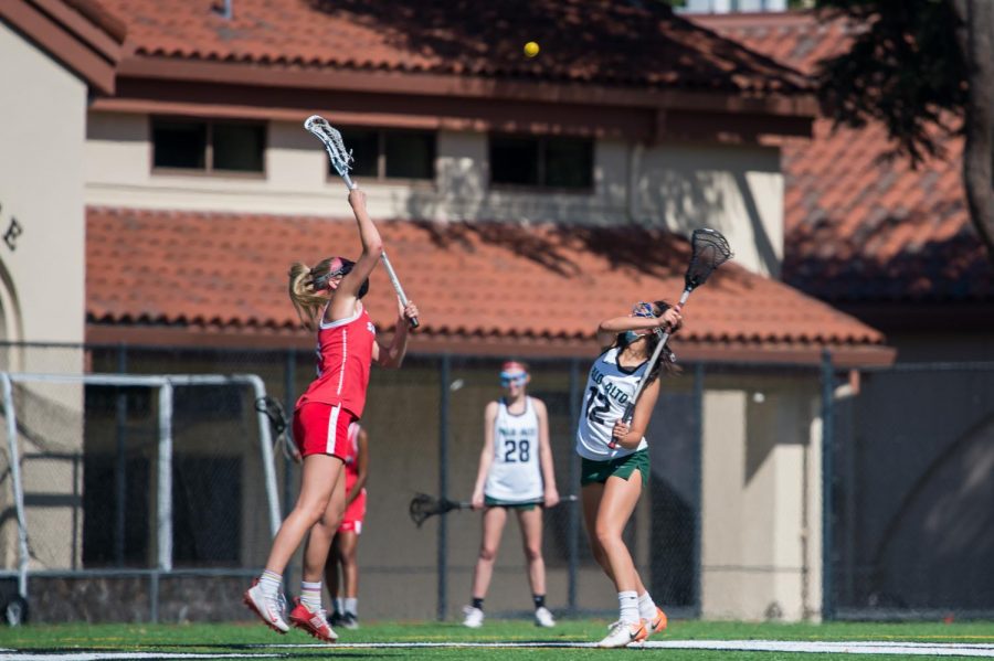 Paly+girls+lacrosse+loses+13-4+to+Gunn+and+honors+seniors+in+traditional+celebration
