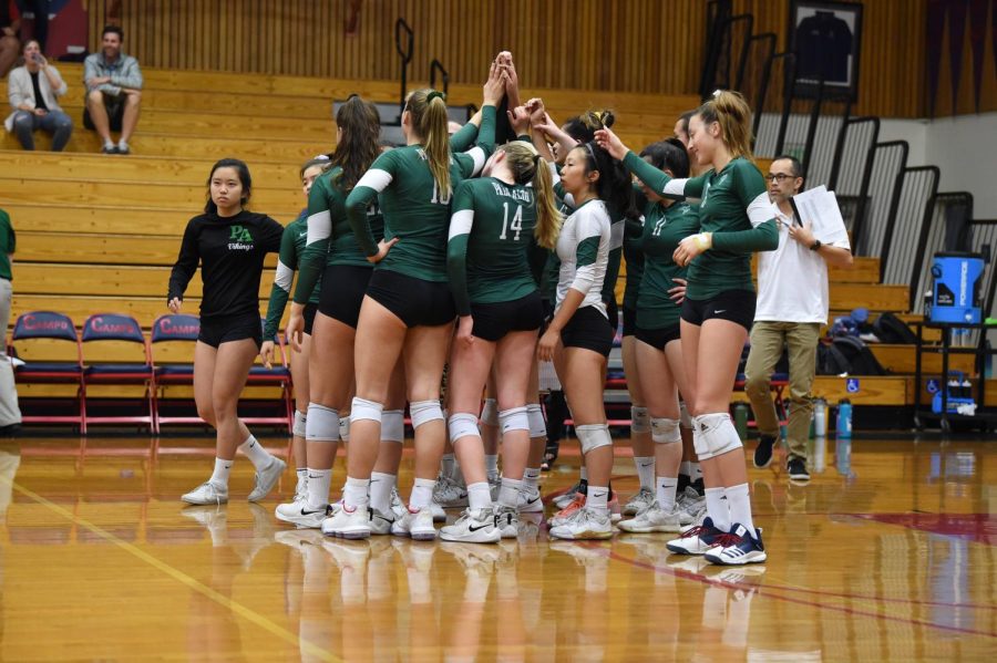 Paly girls volleyball beats Monta Vista in a reverse sweep on their senior night Monday