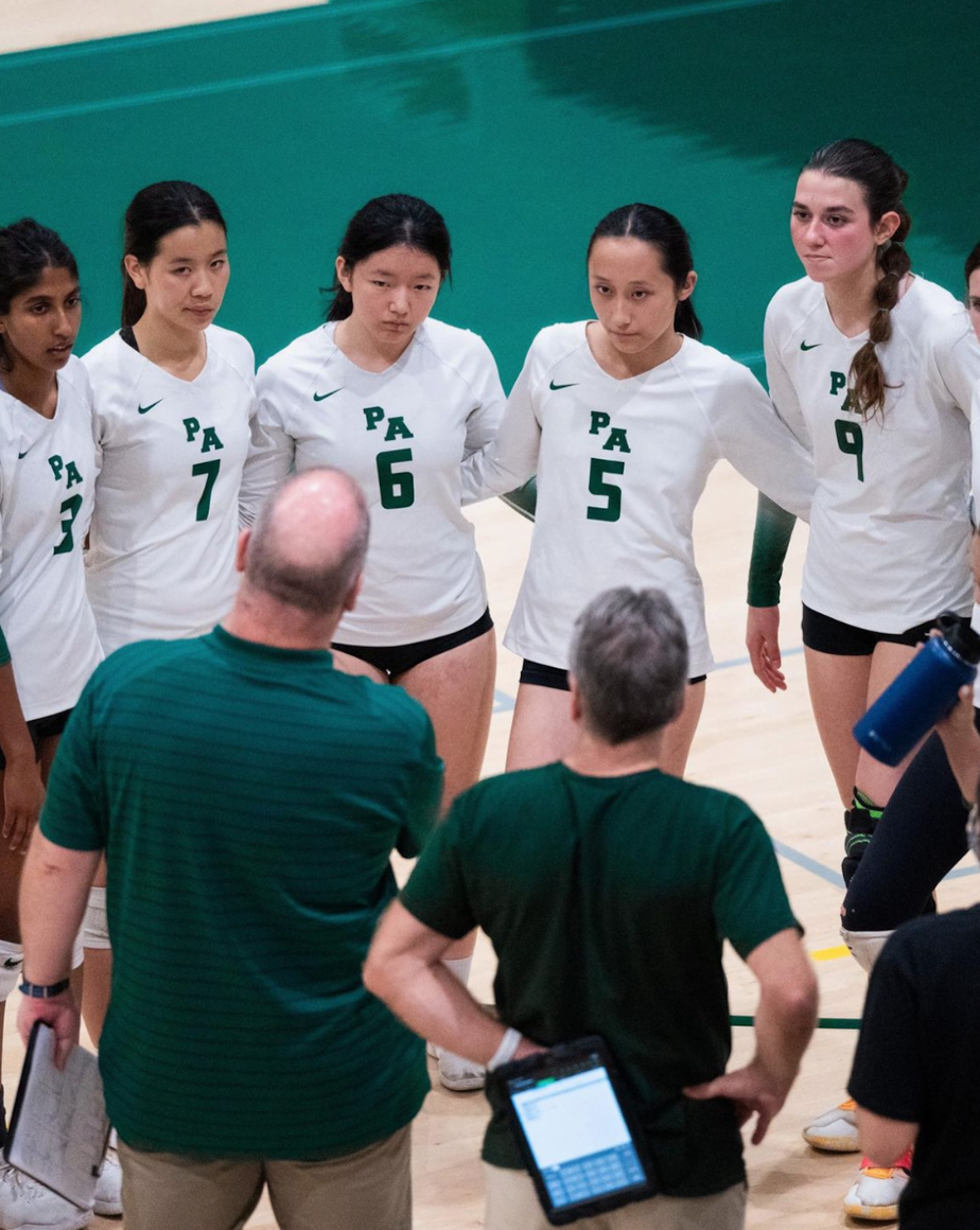 Paly Girls Volleyball Defeats Mountain View on Senior Night