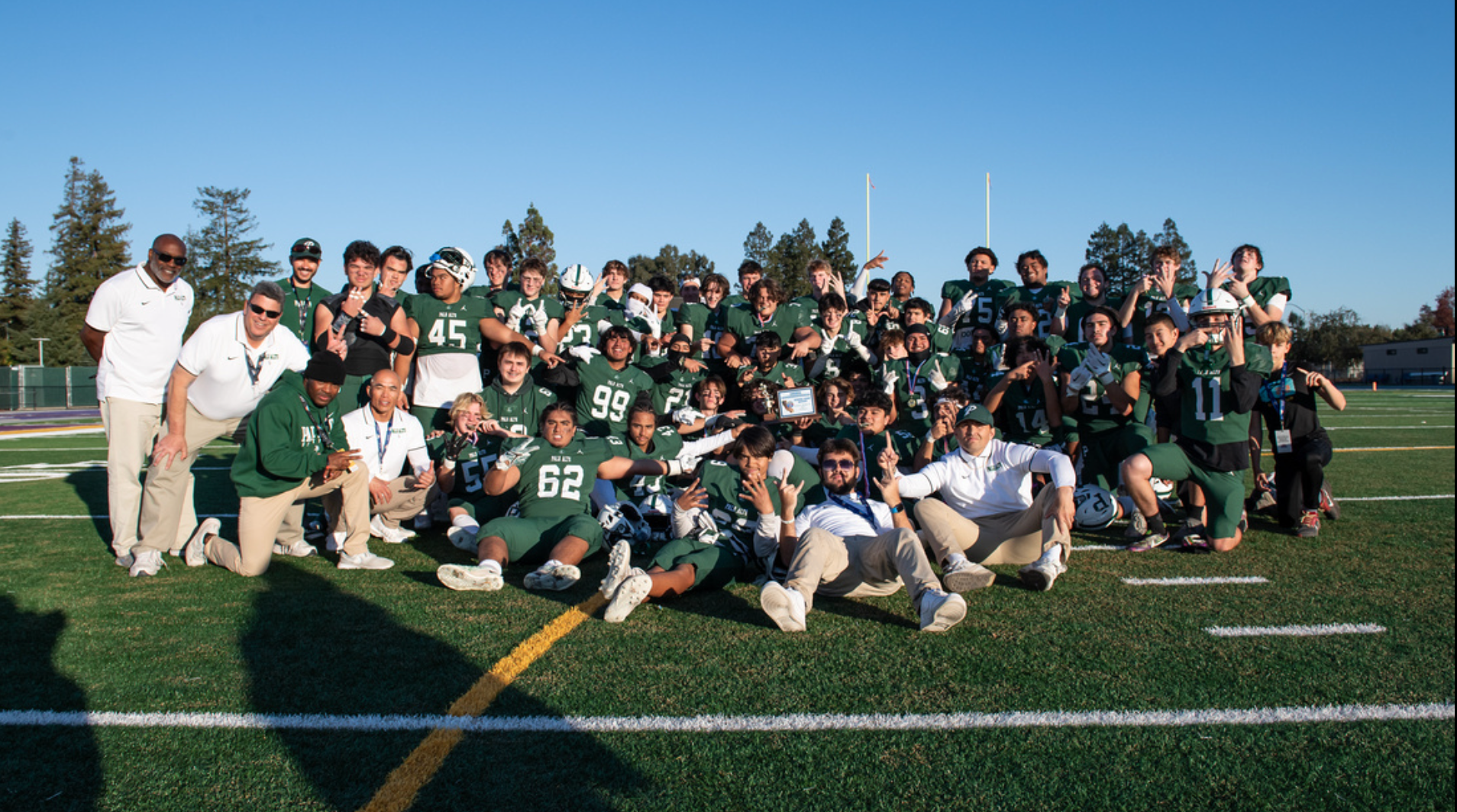 Paly Football Beats Mountain View in the Divsion IV CCS Championship 34-33