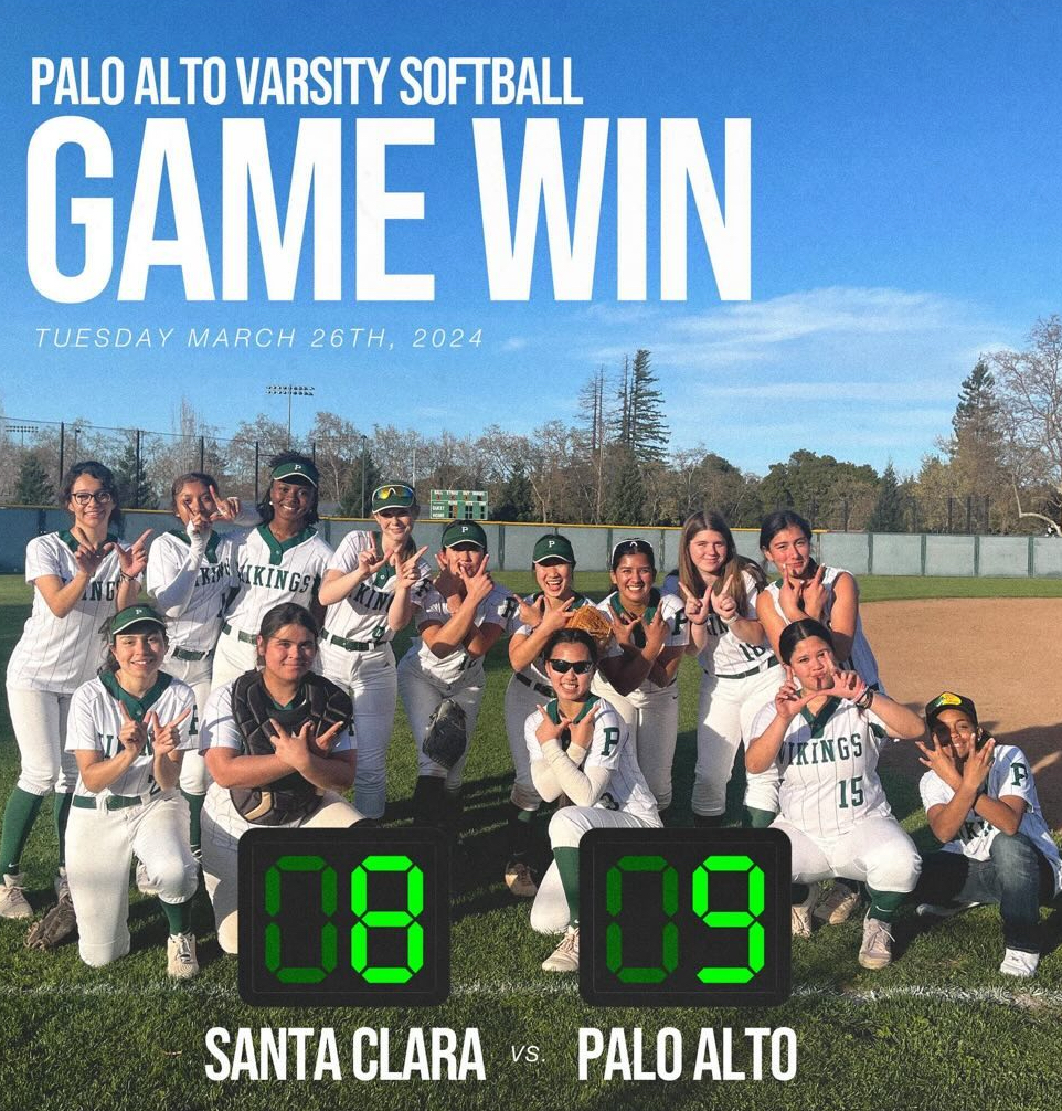 Photo from paly.softball.varsity on instagram. 