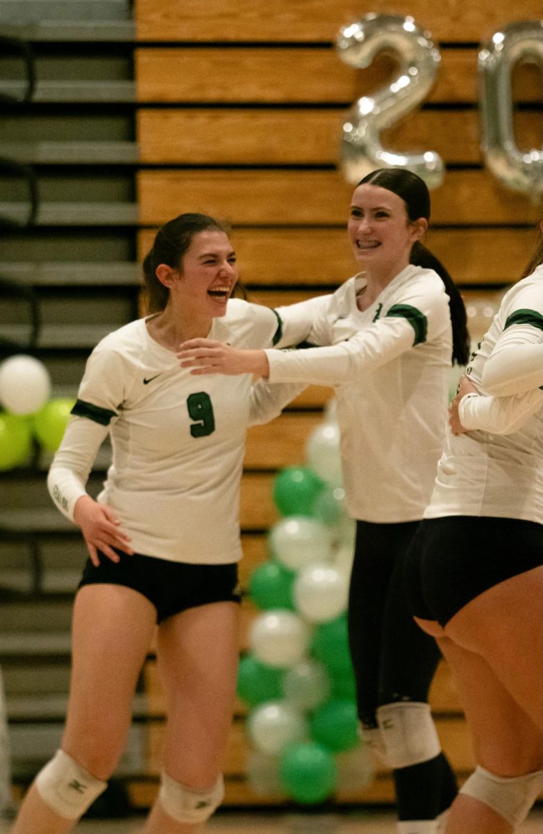 Paly Girls Volleyball beat Los Altos 3-1 on Senior Night