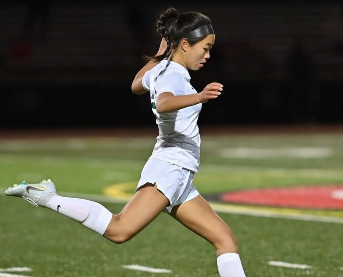 Paly girls soccer crushes Mountain View 2-0 at home.